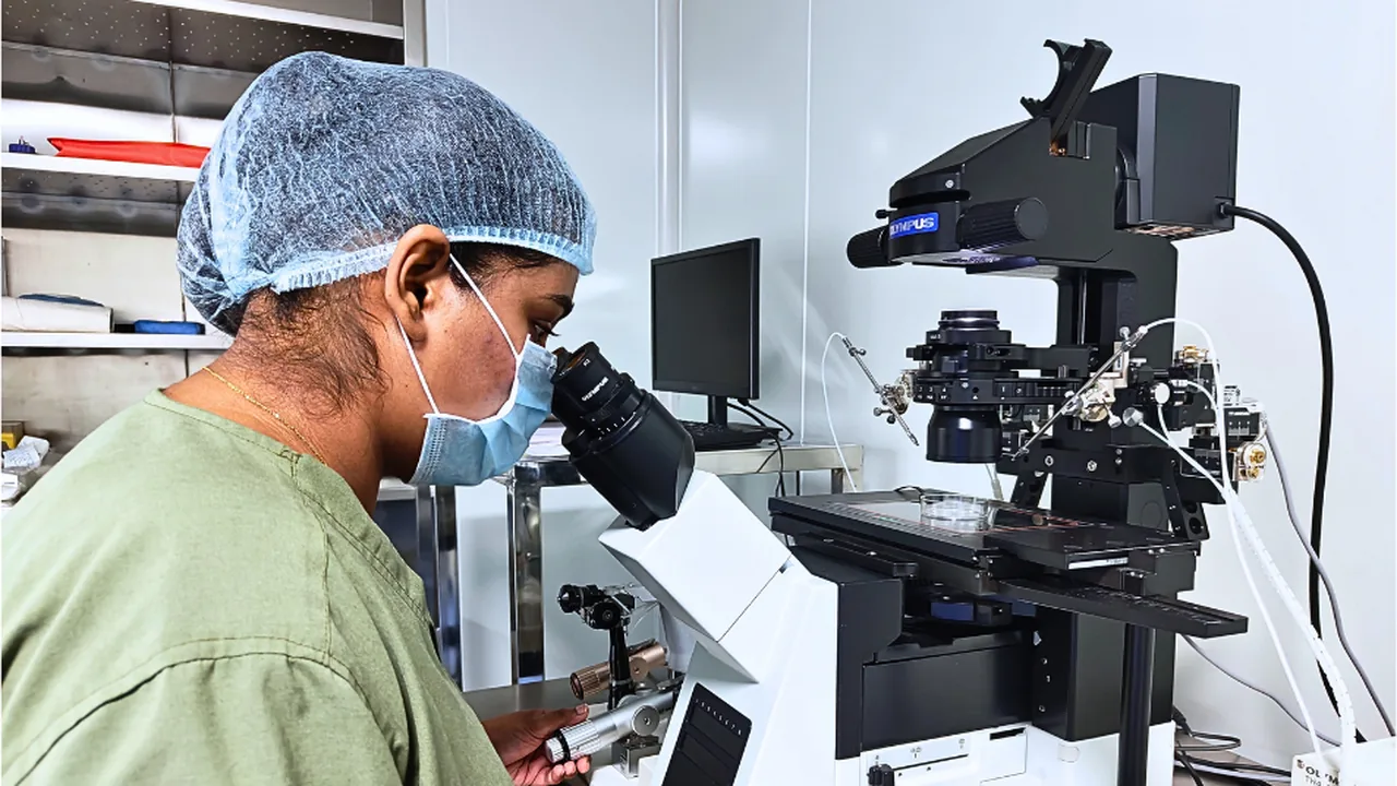 Identification and witnessing checks in the embryology laboratory at Sree Nandaka IVF Centre