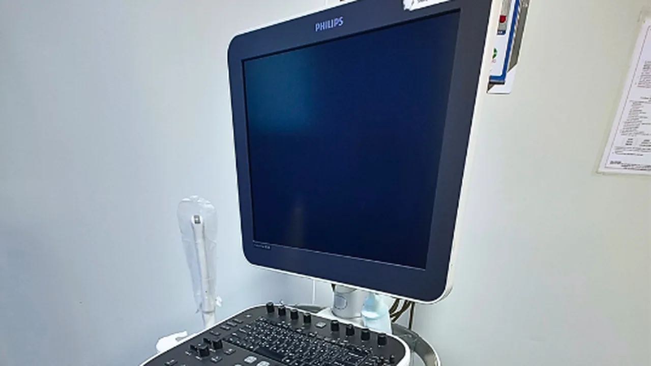 Ultrasound room at Sree Nandaka IVF
